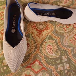 Rothy's W9.5 9.5 EU 40.5 taupe ballet flats shoes